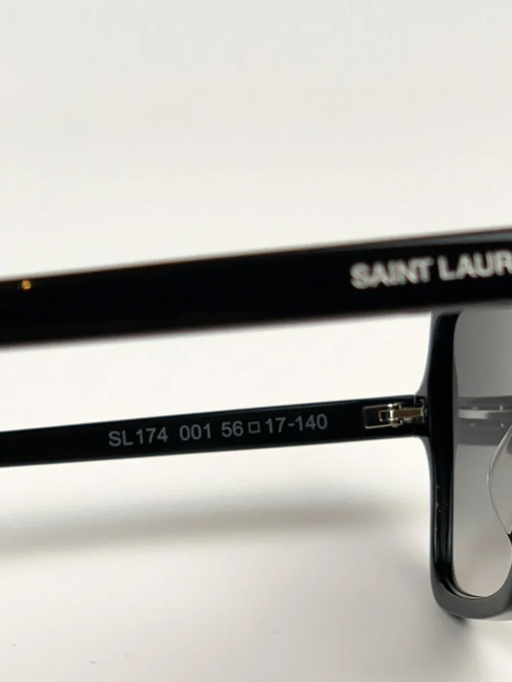 SAINT LAURENT SL174 001 BLACK OVERSIZED SQUARE SUNGLASSES